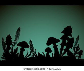 Halloween background vector design silhouette