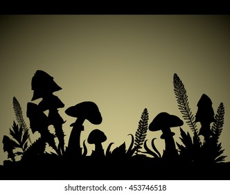 Halloween background vector design silhouette