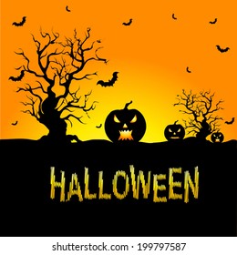 Halloween Background in VECTOR/ Eps10, Useful BG for your designs.  Premium Quality, Genuine and Satisfaction, Easy to Edit 