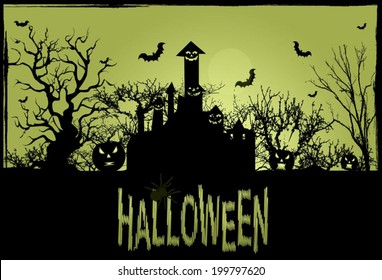 Halloween Background in VECTOR/ Eps10, Useful BG for your designs.  Premium Quality, Genuine and Satisfaction, Easy to Edit 