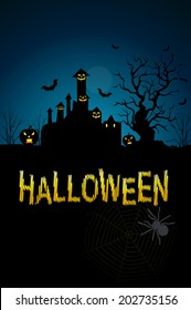 Halloween Background in VECTOR/ Eps10, Useful BG for your designs.  Premium Quality, Genuine and Satisfaction, Easy to Edit 