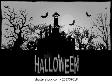 Halloween Background in VECTOR/ Eps10, Useful BG for your designs.  Premium Quality, Genuine and Satisfaction, Easy to Edit 