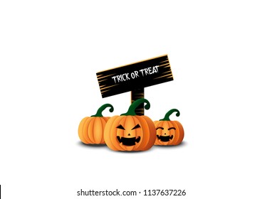 Halloween background . Vector Illustration