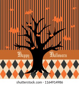 Halloween background vector illustration