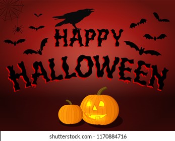 Halloween Background. Vector illustration
