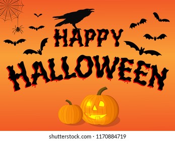 Halloween Background. Vector illustration