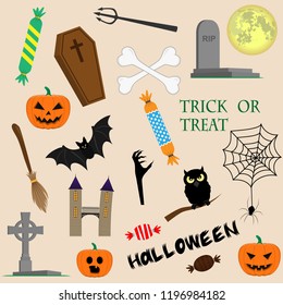 Halloween background. vector illustration