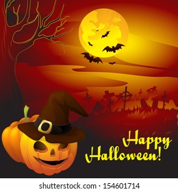 Halloween Background. Vector illustration