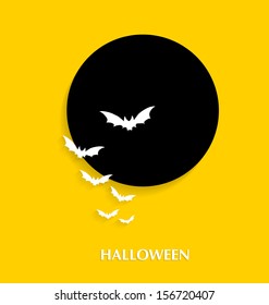 Halloween background. Vector illustration.