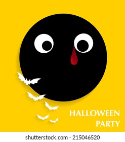 Halloween background. Vector illustration.