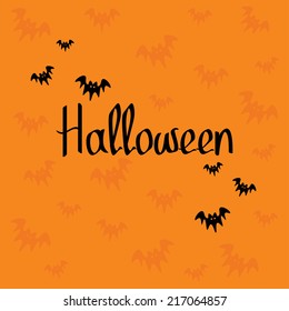 Halloween background. Vector illustration