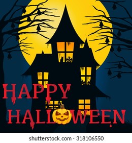 Halloween Background. Vector illustration
