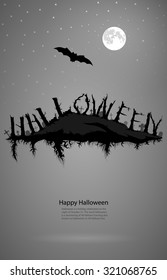  Halloween  background, vector illustration
