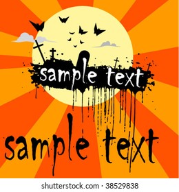 halloween background. vector illustration