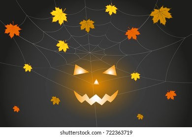 Halloween background. Vector illustration.
