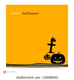 Halloween background vector illustration design
