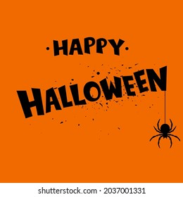 Halloween background. Vector illustration. Follow other spiders patterns in my collection.