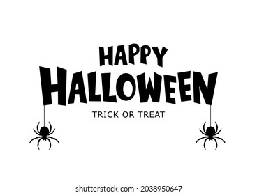 Halloween background. Vector illustration. Follow other spiders patterns in my collection.