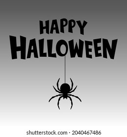 Halloween background. Vector illustration. Follow other spiders patterns in my collection.