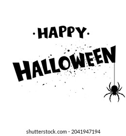 Halloween background. Vector illustration. Follow other spiders patterns in my collection.