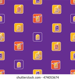 Halloween background. vector illustration. Pattern can be used for wallpaper, cover fills, web page background, surface textures.
