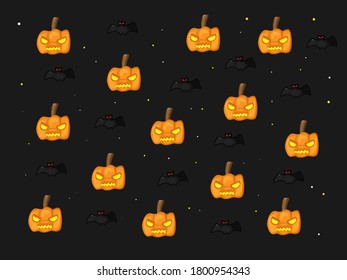 Halloween background and Vector picture