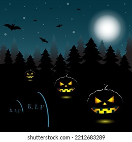 halloween background for wallpaper, banner, poster, or card