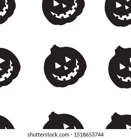 Halloween background wallpaper or wrapping paper with repeating patterns 