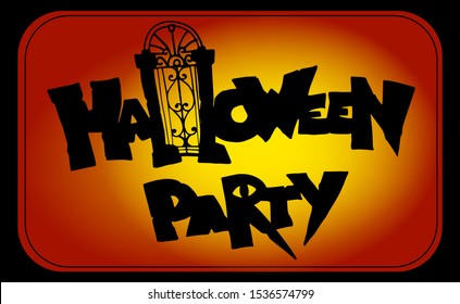 Halloween backgrounds collection. Halloween greeting card and poster, party sign. Traditional design cartoon. 31 october
