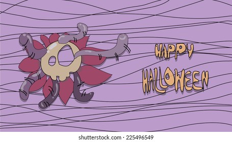 Halloween background.Vector