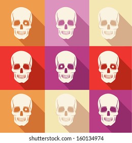 Halloween background.Vector illustration.