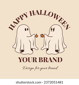 Halloween badge and label sticker