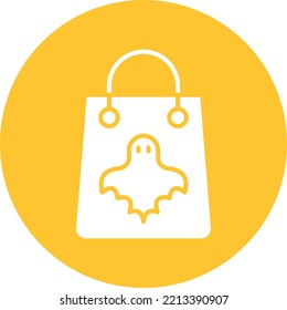 Halloween Bag Vector Icon which is suitable for commercial work and easily modify or edit it
