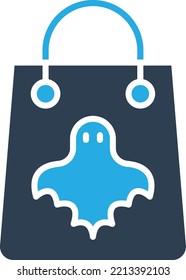 Halloween Bag Vector Icon which is suitable for commercial work and easily modify or edit it
