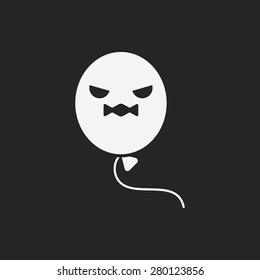 Halloween balloon icon