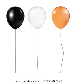 Halloween balloon set. Vector illustration