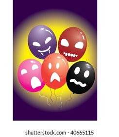 Halloween balloons