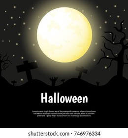 Halloween Banner Background
