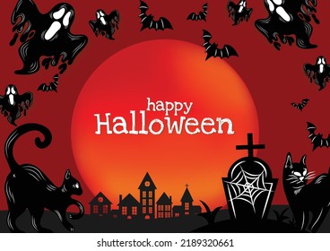 halloween banner for halloween content vector design