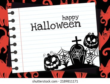 halloween banner for halloween content vector design