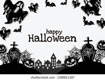 halloween banner for halloween content vector design
