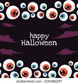 halloween-Banner für halloween-Content-Vektordesign