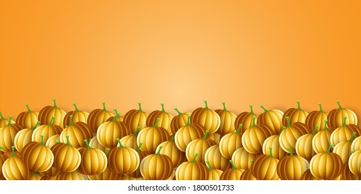 Diseño de banderas de Halloween con calabazas / jack o linternas