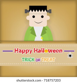 Halloween banner. EPS10 Vector. Use for poster, wallpaper, website, template and other design.