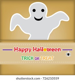 Halloween banner. EPS10 Vector. Use for poster, wallpaper, website, template and other design.