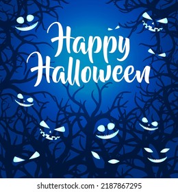 halloween banner flyer design template offer party horror. Vector Illustration