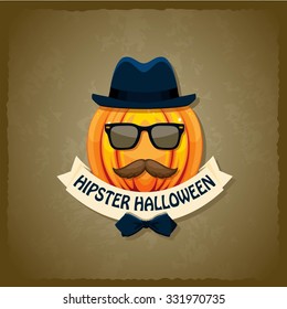 Halloween Banner Hipster Style