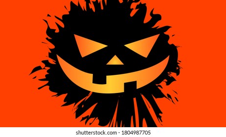 Halloween banner or party invitation background.Vector background.Halloween banner or party invitation background.