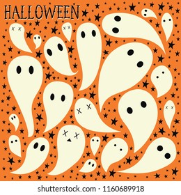 Halloween banner vector illustration