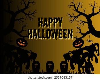 HALLOWEEN BANNER, HALLOWEEN WALLPAPER, BACKGROUND, HALLOWEEN TEXTURE, HAPPY HALLOWEEN